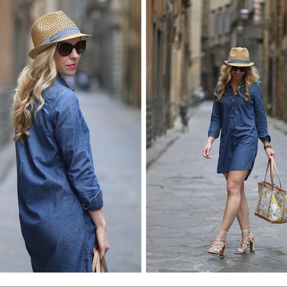 J Crew // Denim Shirtdress